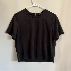 Zara Trafaluc top ~Faux suede~